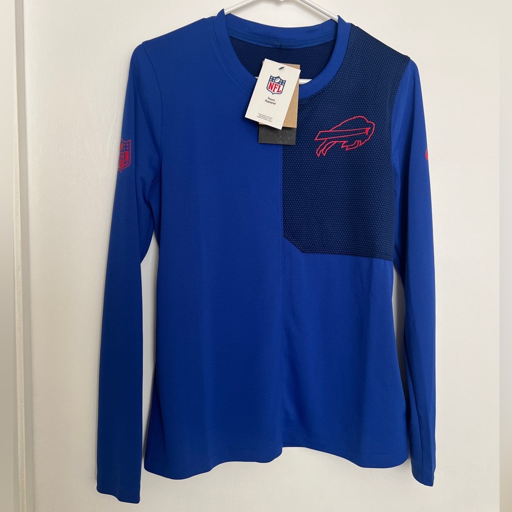 NWT NFL women’s jersey Buffalo Bills blue S | Nike long sleeve Jersey Bills logo